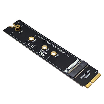 M.2 NGFF SATA To MAC SSD Adapter Riser Card For MacBook Air 2012 A1465 A1466 With Screwdriver-garmade.com