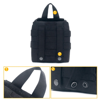 Mini Multifunctional Outdoor Medical Waist Bag, Color: Mud Color-garmade.com