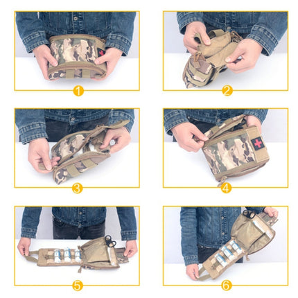 Mini Multifunctional Outdoor Medical Waist Bag, Color: CP Camouflage-garmade.com