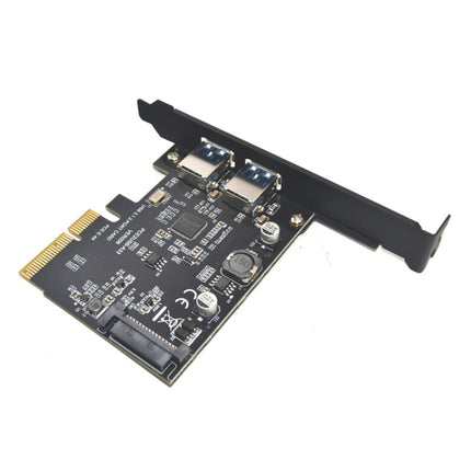 USB3.2 Expansion Card GEN2 Type-A Port ASMedia ASM3142 Transfer 10Gbps(Black)-garmade.com