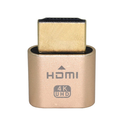 2pcs Graphics Card Spoofer HDMI Dummy Load Simulates HD Displays(Gold)-garmade.com