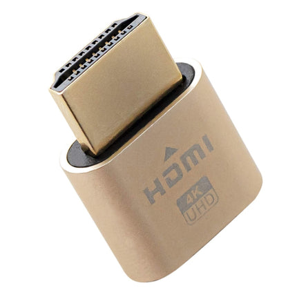2pcs Graphics Card Spoofer HDMI Dummy Load Simulates HD Displays(Gold)-garmade.com