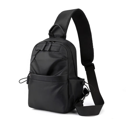 Men Messenger Large Capacity Sports Chest Bag(Grey)-garmade.com
