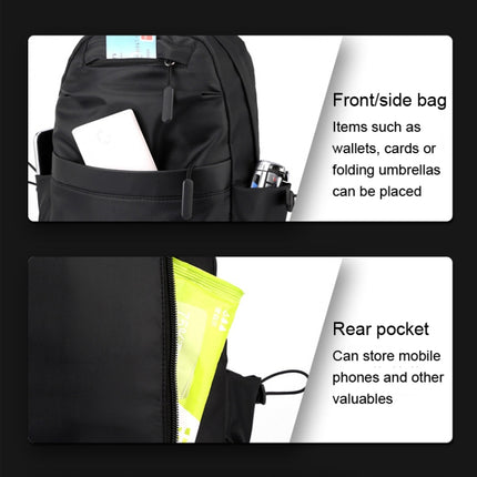 Men Messenger Large Capacity Sports Chest Bag(Dark Blue)-garmade.com