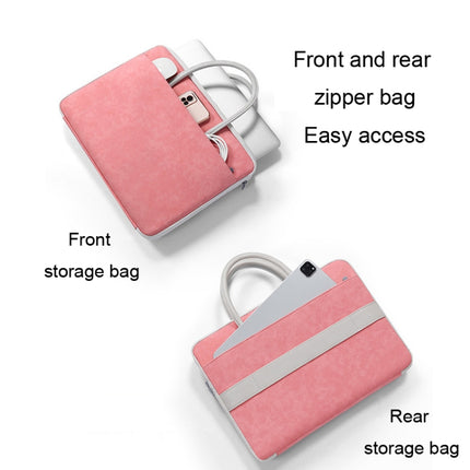 BUBM 14 Inch Full Open Laptop Bag(Pink)-garmade.com