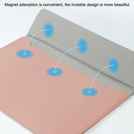 BUBM Magnetic Laptop Inner Bag, Size: 16 inch(Pink)-garmade.com
