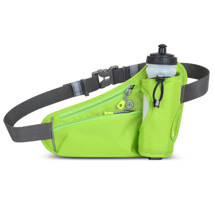 Outdoor Sports Mountaineering Water Bottle Waist Bag(Green)-garmade.com
