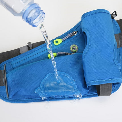 Outdoor Sports Mountaineering Water Bottle Waist Bag(Dark Gray)-garmade.com