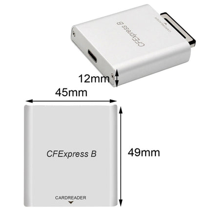 10G High Speed USB3.2 Z6/Z7 1DX3 Wiring CFEXPRESS Card Reader With Double Line-garmade.com