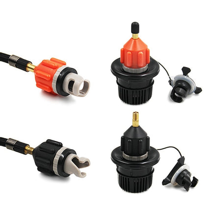 Surfing Paddle Board Adapter Inflatable Air Valve Conversion Air Nozzle(Orange)-garmade.com