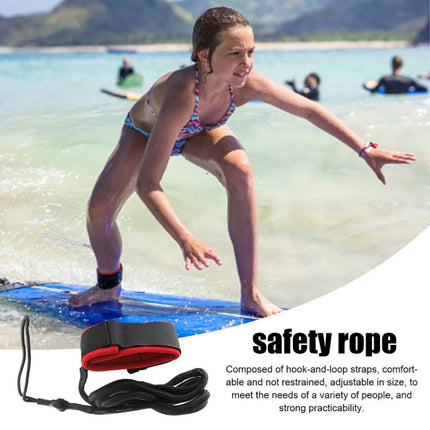 Surf Foot Rope Outdoor Water Sports Paddle Board Safety Rope(Red)-garmade.com