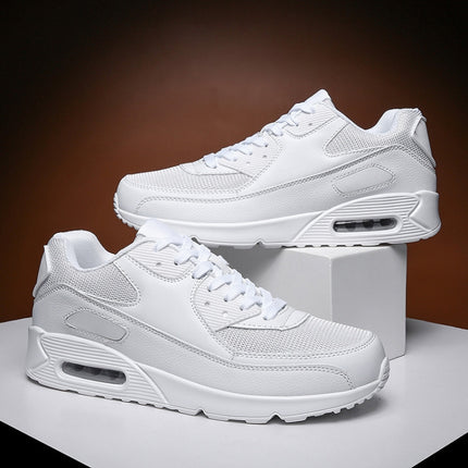 Men Sports Shoes Spring Couple Air Cushion Sneakers Casual Shoes, Size: 36(White)-garmade.com