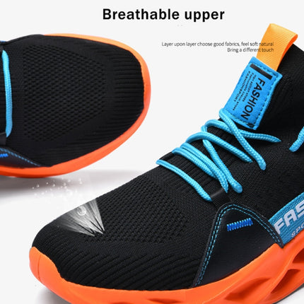 Men Light Breathable Casual Shoes Comfortable Mesh Sneakers Running Shoes, Size: 47(Yellow)-garmade.com