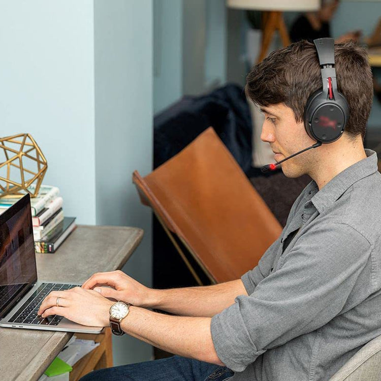 For Kingston / Flight S / Sky Arrow S Gaming Headset Noise Canceling Microphone Headset with Light Microphone(Black)-garmade.com
