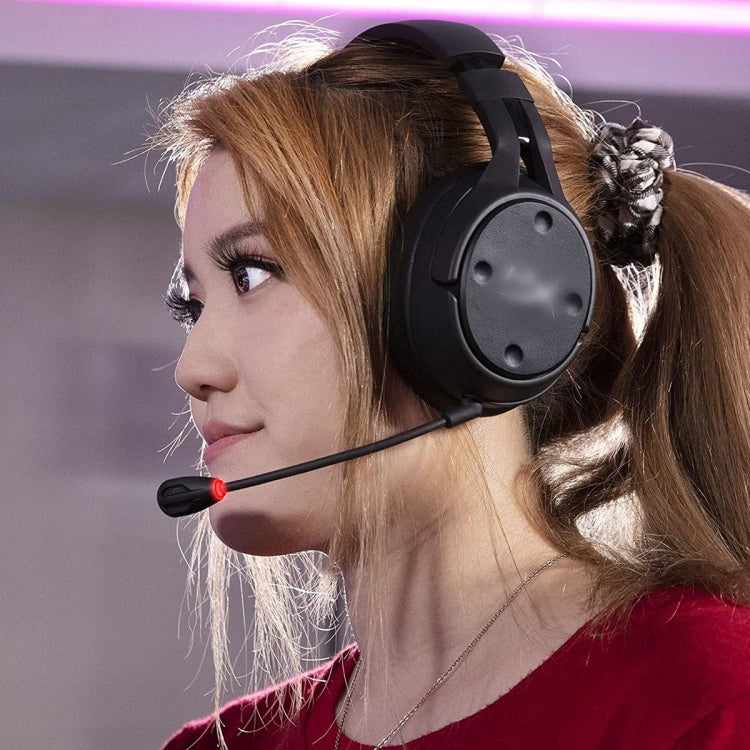 For Kingston / Flight S / Sky Arrow S Gaming Headset Noise Canceling Microphone Headset with Light Microphone(Black)-garmade.com