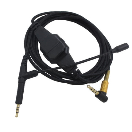 2m For BOSE 700 / QC25 / QC35 / OE2 3.5mm to 2.5mm Gaming Headset Audio Cable(Black)-garmade.com
