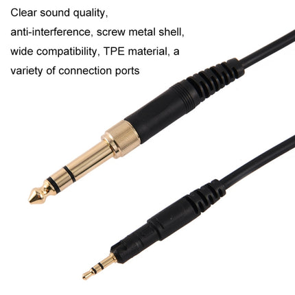 2m For ATH-M50X / M40X / M60X / M70X Headset Audio Cable Replacement Cable(Black)-garmade.com