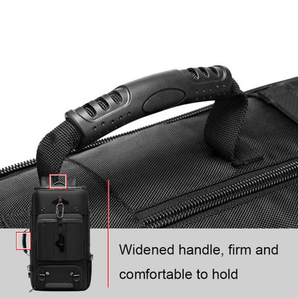 Multifunctional Large-capacity Waterproof Outdoor Mountaineering Backpack with USB Port(Blue)-garmade.com