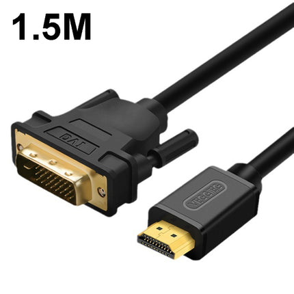 VEGGIEG HDMI To DVI Computer TV HD Monitor Converter Cable Can Interchangeable, Length: 1.5m-garmade.com