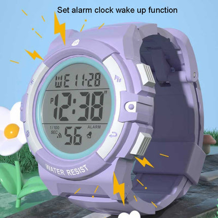 Changing Case Electronic Watch Mini Cartoon Alarm Clock Waterproof Watch(Boy)-garmade.com