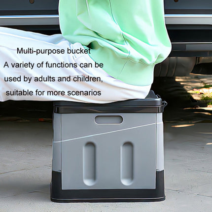 Car Folding Portable Toilet Outdoor Emergency Mobile Toilet(Army Green)-garmade.com