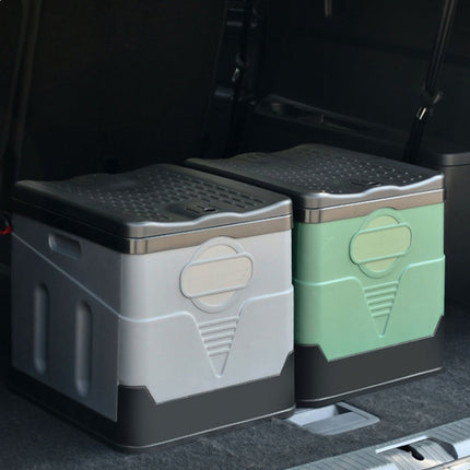 Car Folding Portable Toilet Outdoor Emergency Mobile Toilet(Pure Black)-garmade.com