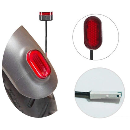 For Xiaomi M365 / PRO Rear Gear Tail Light+Buckle+Battery Connection Line(Black)-garmade.com