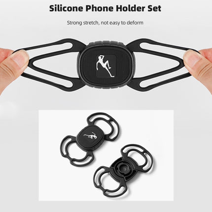 Bike Anti-vibration Silicone Cycling Fixed Mobile Phone Bracket, Model: Settlement Style-garmade.com