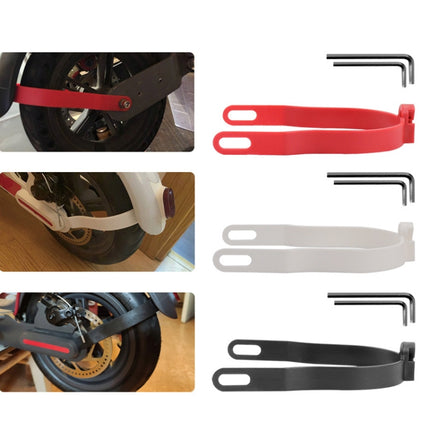 For Xiaomi Mijia M365 Scooter Bracket Accessories Rear Fender Shock Absorbing Bracket(Black)-garmade.com