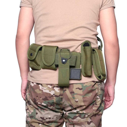 130cm Security Duty Outdoor Multifunctional Waist Pack(Military Green)-garmade.com