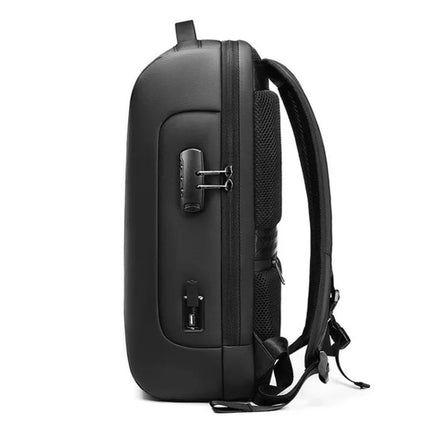 Business Large Capacity Travel Bag Multifunctional Waterproof Laptop Backpack With USB Port(Blue)-garmade.com
