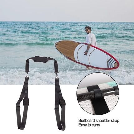 Surfboard Thickened Shoulder Strap Multifunctional Adjustable Lashing Strap(Orange)-garmade.com