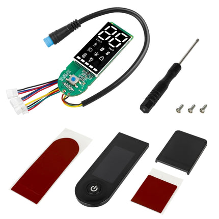 For Xiaomi Electric Scooter Pro/Pro 2/1S Four-Wire Double Brake Bluetooth Board Set, Spec: With Switch Panel-garmade.com