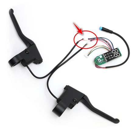 For Xiaomi Electric Scooter Pro/Pro 2/1S Four-Wire Double Brake Bluetooth Board Set, Spec: With Switch Panel-garmade.com