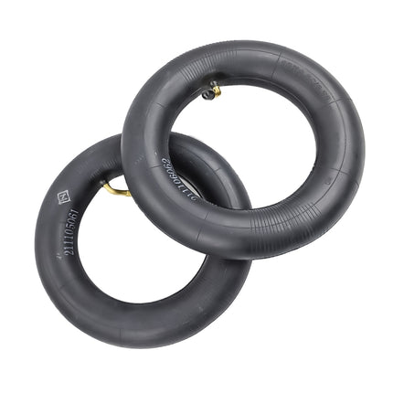 10 x 2.5/2.75 Electric Scooter 45 Degree Valve Thickened Inner Tube(Yellow Stripes)-garmade.com