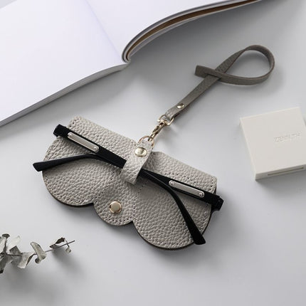 3pcs Portable Glasses Storage Bag Jewelry Clip Pouch(Grey)-garmade.com