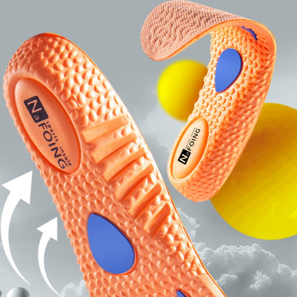 Boost Sports Insole Increased Shock Absorption Deodorant Super Soft Bottom Insole Gold 3.5cm(37-38)-garmade.com