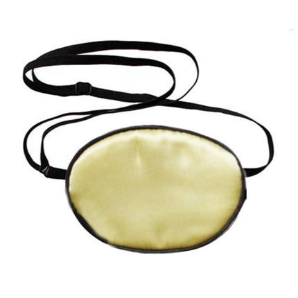Children Silk Blackout Eye Mask Strabismus Correction Covering Eye Patch(Light Yellow)-garmade.com
