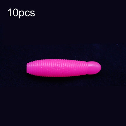 10pcs 6cm Roadrunner Soft Bait With Salt Sinker Potato Bee Nymph Lures(Pink)-garmade.com