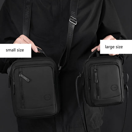 WEPOWER Men Shoulder Casual Holding Messenger Bags, Style: Small Black-garmade.com