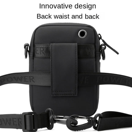 WEPOWER Shoulder Small Hanging Multi Functional Mobile Phone Bag(Grey)-garmade.com