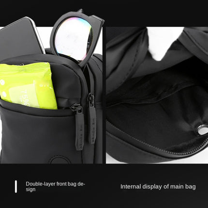 WEPOWER Shoulder Small Hanging Multi Functional Mobile Phone Bag(Grey)-garmade.com