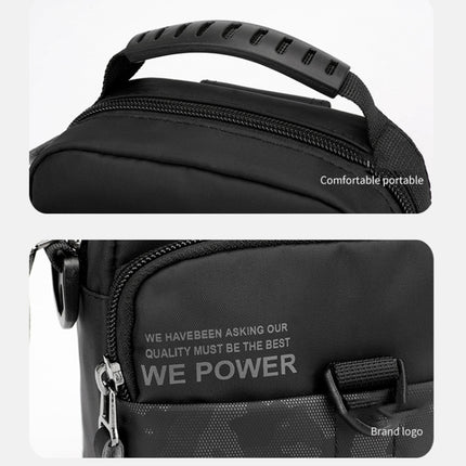 WEPOWER Men Light Sports Shoulder Small Bags(Grey)-garmade.com