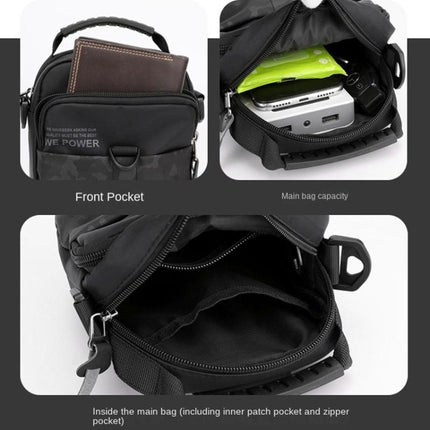 WEPOWER Men Light Sports Shoulder Small Bags(Army Green)-garmade.com