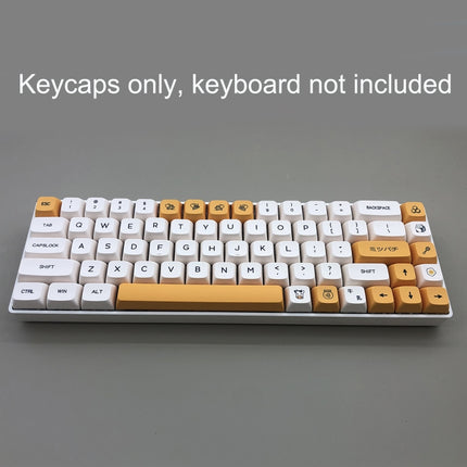 Bee Milk 140 Keys Sublimation Mechanical Keyboard PBT Keycaps-garmade.com
