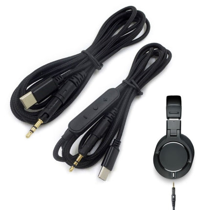 For M40X / ATH-M50X / M60X / M70X TYPE-C/USB-C Audio Headphone Cable, Style:, Color: Standard Version-garmade.com