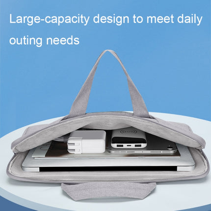 BUBM Large-capacity Wear-resistant and Shock-absorbing Laptop Storage Bag, Size: 15 inch(Black)-garmade.com