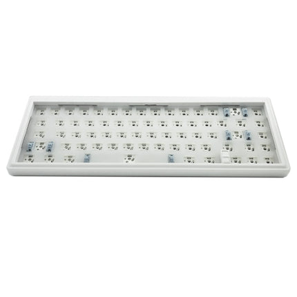 Hot Swap Shaft Wired RGB Back Light Customized Mechanical Keyboard Kit(White)-garmade.com