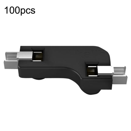 100pcs Mechanical Keyboard Shaft Body Hot Swap Base Modified Shaft Seat Connector(Black)-garmade.com