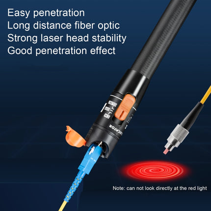 5MW Fiber Red Light Test Pen Red Light Sources Through Optical Pen Optical Fiber Detection-garmade.com